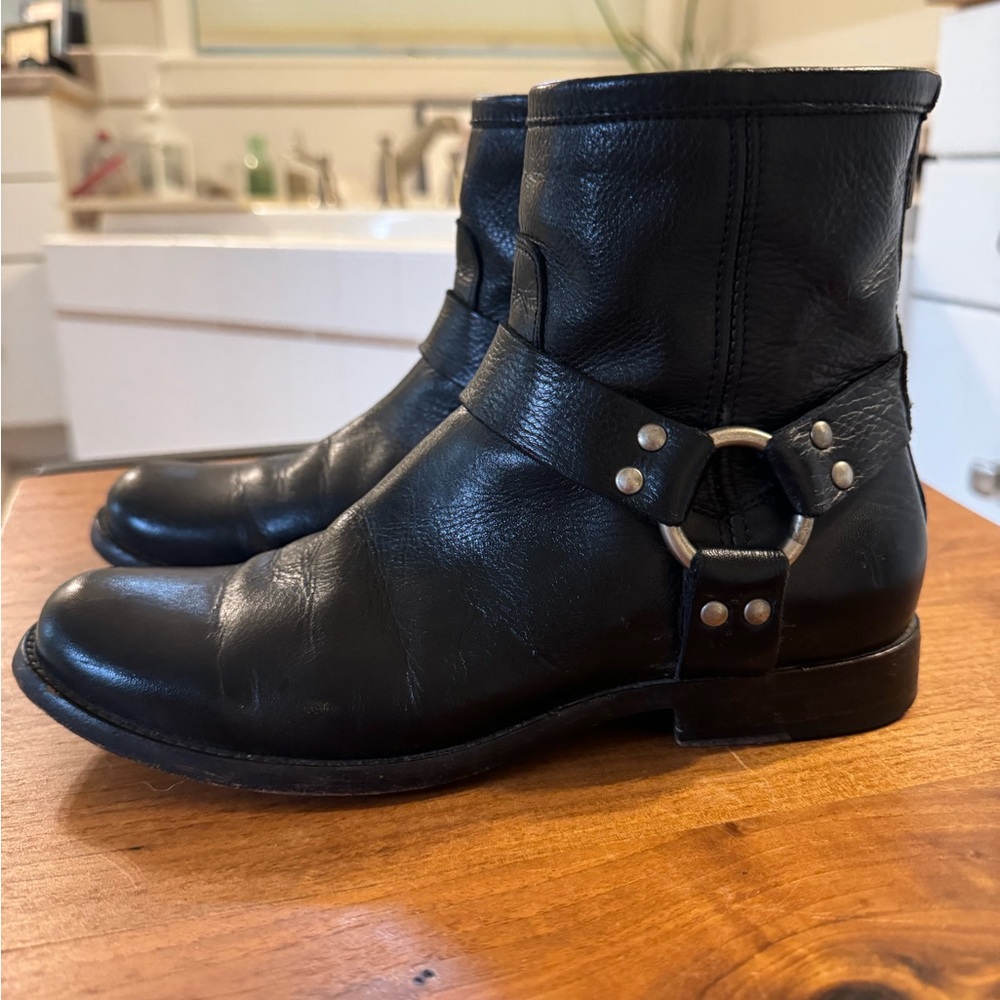 FRYE Veronica Harness Short Ankle Boot, Sz 7
